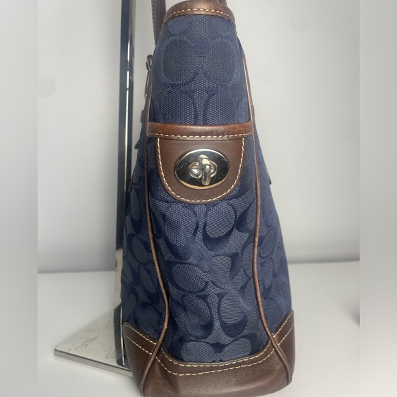 2007 Coach Signature Jacquard Tote & Wallet w/COA - Picture 8 of 16
